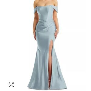 Cynthia & Sahar Elegant Light Blue Dress